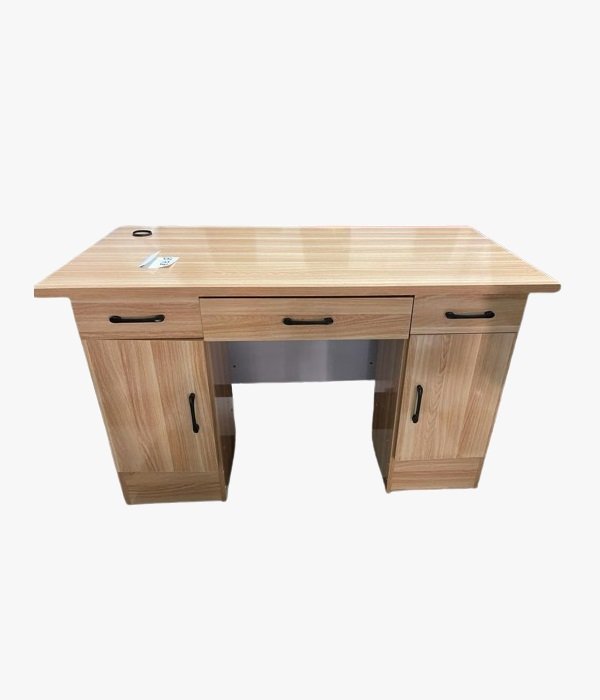 Bureau – 3 Tiroirs – 2 Porte – Façade et Caisson Chêne Craft