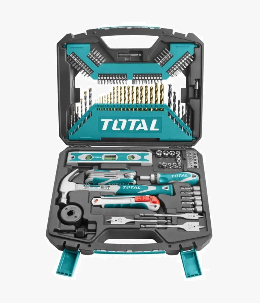 Caisse à Outils et Accessoires – 120 PCES – TOTAL THKTAC01120