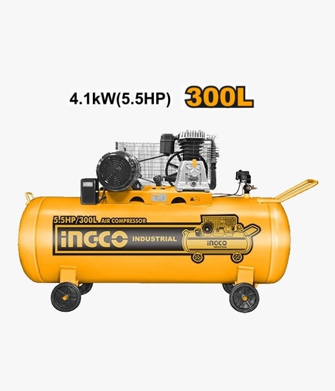 Compresseur à Air 300L 4.1KW-5.5HP Ingco ING-AC553001