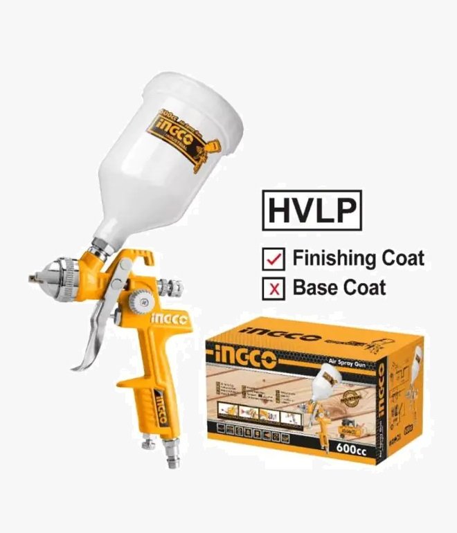 Pistolet à Peinture HVLP – INGCO ASG1061 – 600CC