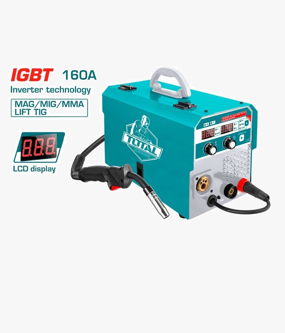 Poste à Souder Inverter MAG/MIG/MMA/TIG Lift – TOTAL TMGT1601 – 160A